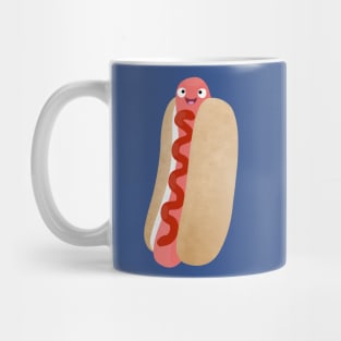 Cute funny hot dog Weiner cartoon Mug